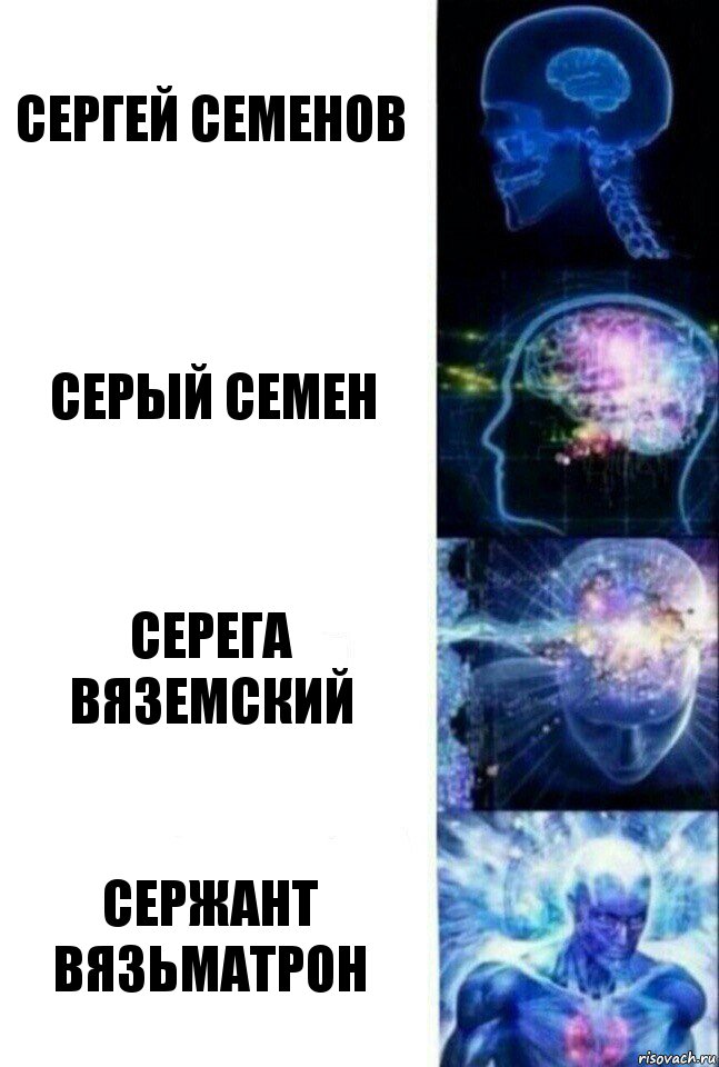 Сергей Семенов Серый Семен Серега Вяземский Сержант Вязьматрон, Комикс  Сверхразум