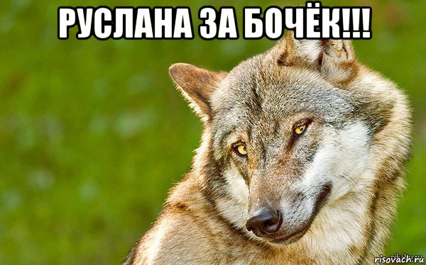 руслана за бочёк!!! , Мем   Volf