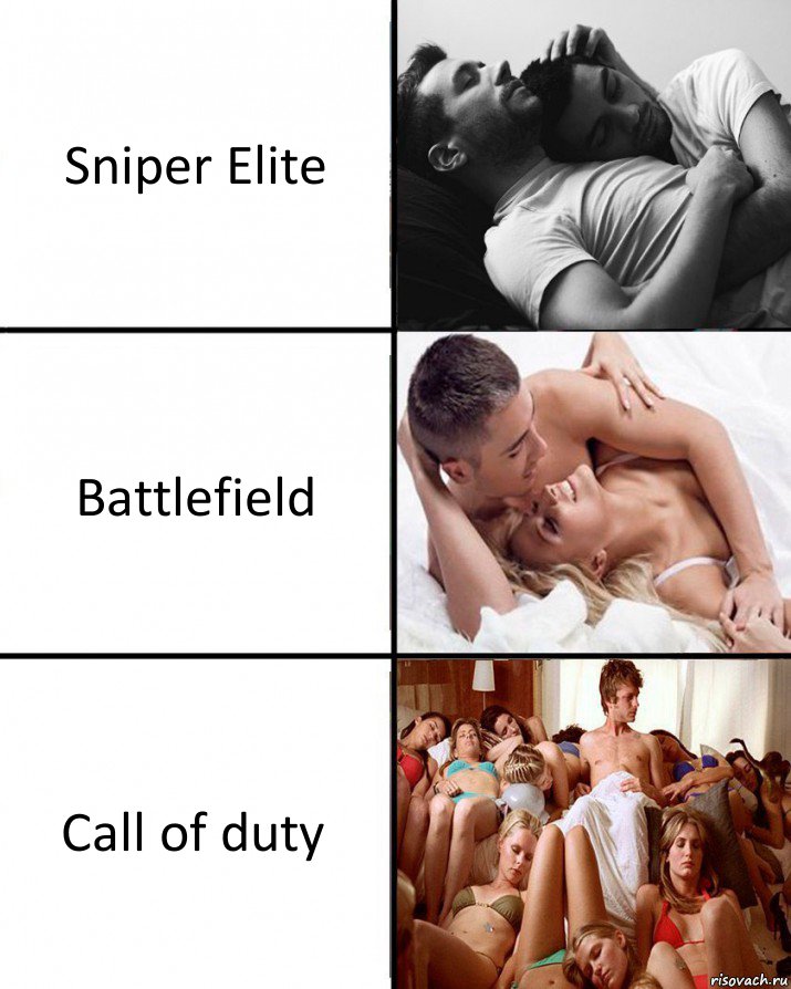 Sniper Elite Battlefield Call of duty, Комикс  Выбор