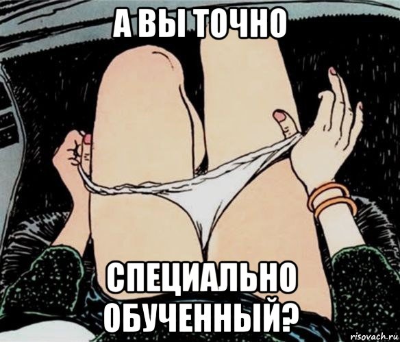 а вы точно специально обученный?, Мем А ты точно