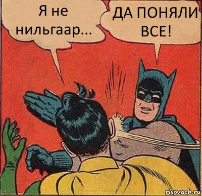 Я не нильгаар... ДА ПОНЯЛИ ВСЕ!, Комикс   Бетмен и Робин