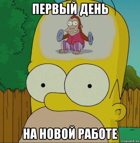 первый день на новой работе