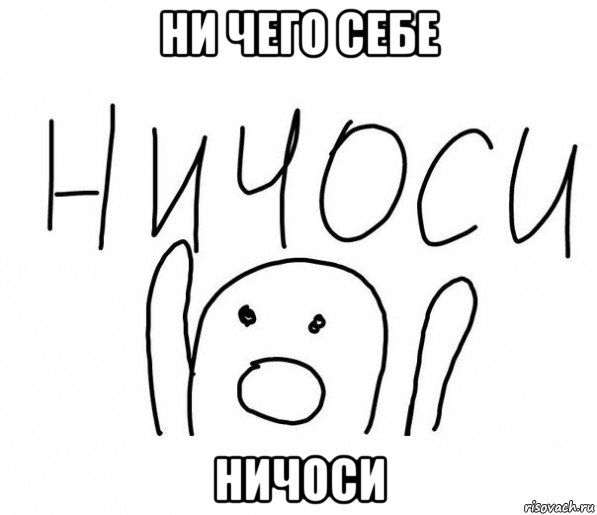 ни чего себе ничоси, Мем  Ничоси