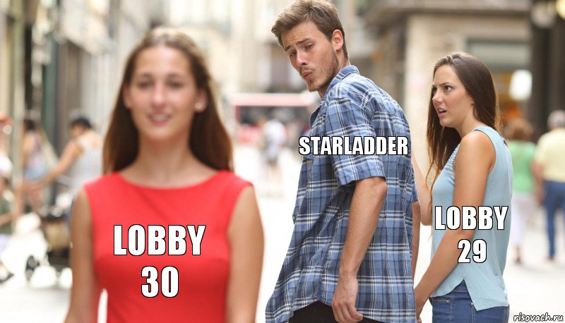 StarLadder Lobby
29 Lobby
30, Комикс      Парень засмотрелся на другую девушку