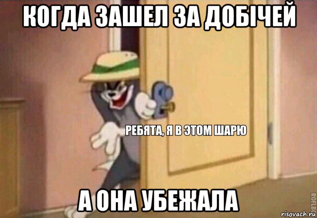 когда зашел за добічей а она убежала, Мем    Ребята я в этом шарю