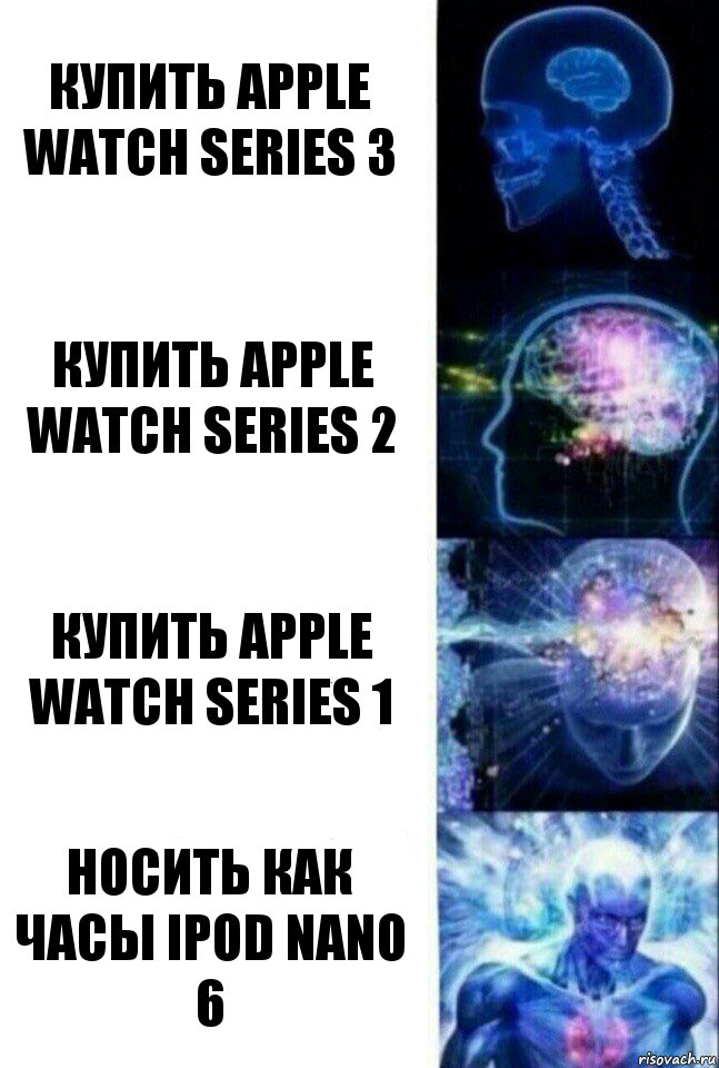 купить Apple Watch Series 3 купить Apple Watch Series 2 купить Apple Watch Series 1 носить как часы ipod nano 6, Комикс  Сверхразум