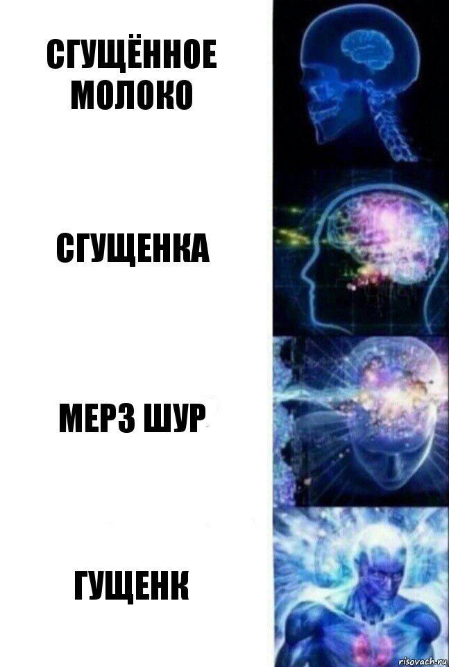 Сгущённое молоко Сгущенка Мерз шур Гущенк, Комикс  Сверхразум