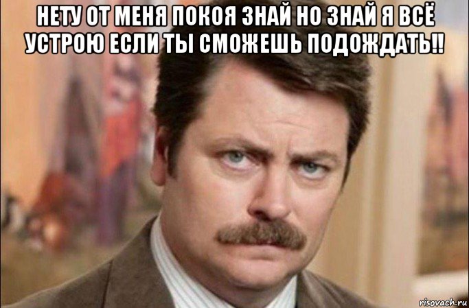 нету от меня покоя знай но знай я всё устрою если ты сможешь подождать!! , Мем  Я человек простой