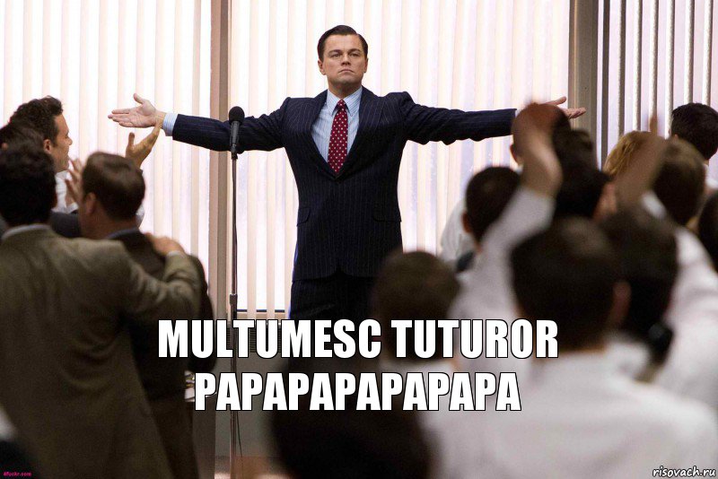 Multumesc tuturor
papapapapapapa, Комикс   Уолтстрит успех