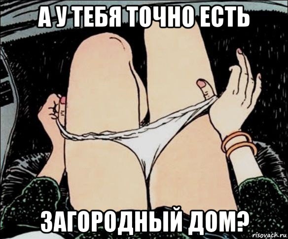 а у тебя точно есть загородный дом?, Мем А у тебя точно есть