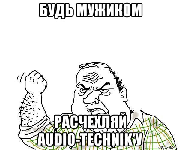 будь мужиком расчехляй audio-technik’у