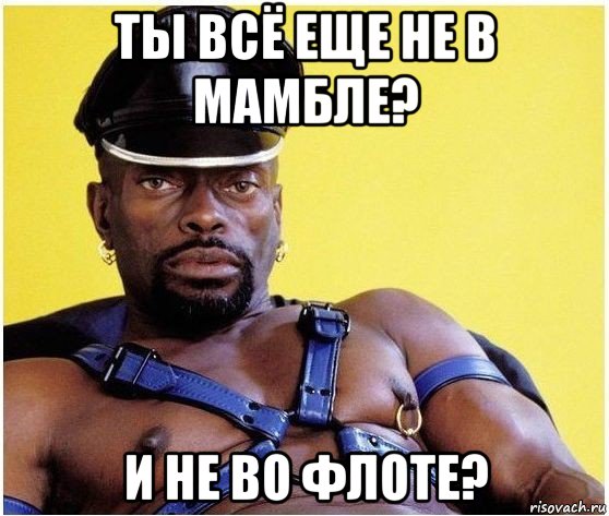 ты всё еще не в мамбле? и не во флоте?, Мем Черный властелин