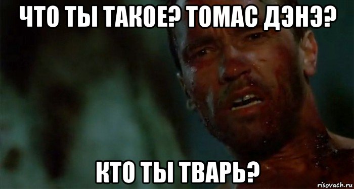 что ты такое? томас дэнэ? кто ты тварь?, Мем Что ты такое