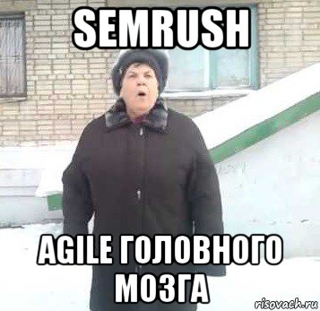 semrush agile головного мозга, Мем Интернет не нужон