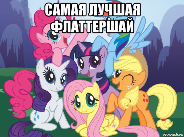 самая лучшая флаттершай , Мем My little pony