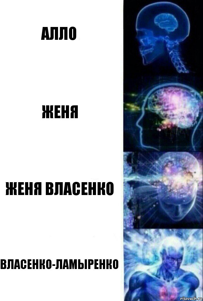 Алло Женя Женя ВЛАСЕНКО Власенко-ламыренко, Комикс  Сверхразум