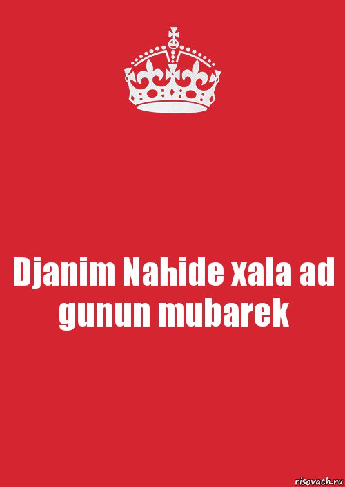 Djanim Nahide xala ad gunun mubarek, Комикс Keep Calm 3