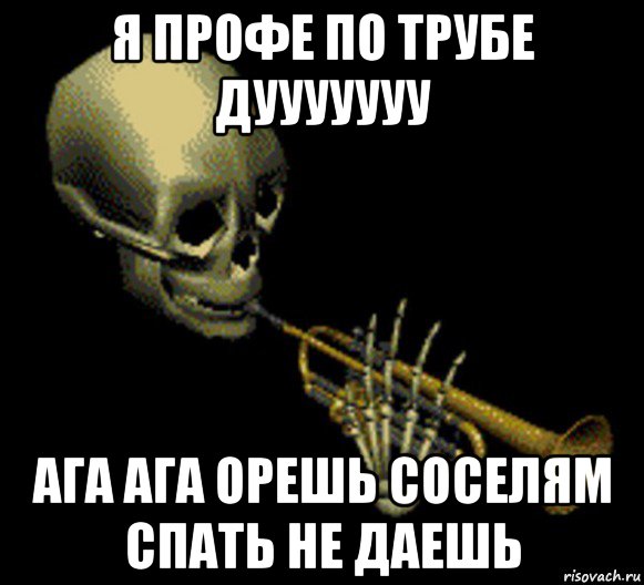 я профе по трубе дууууууу ага ага орешь соселям спать не даешь, Мем Мистер дудец