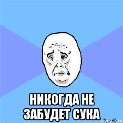  никогда не забудет сука, Мем Okay face