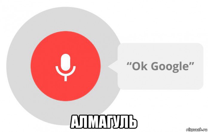  алмагуль, Мем  Окей гугл