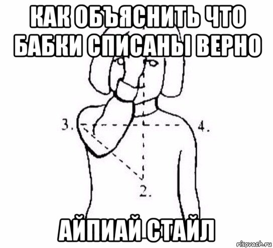 как объяснить что бабки списаны верно айпиай стайл, Мем  Перекреститься