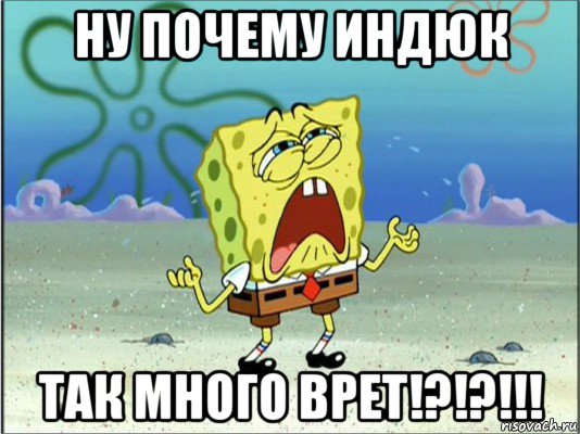 ну почему индюк так много врет!?!?!!!