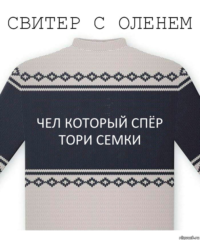 чел который спёр тори семки