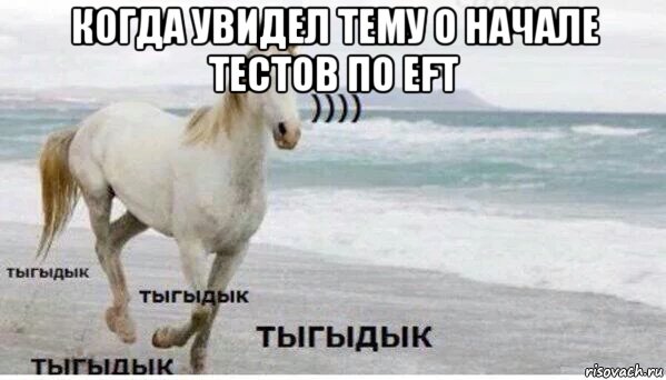 когда увидел тему о начале тестов по eft , Мем   Тыгыдык