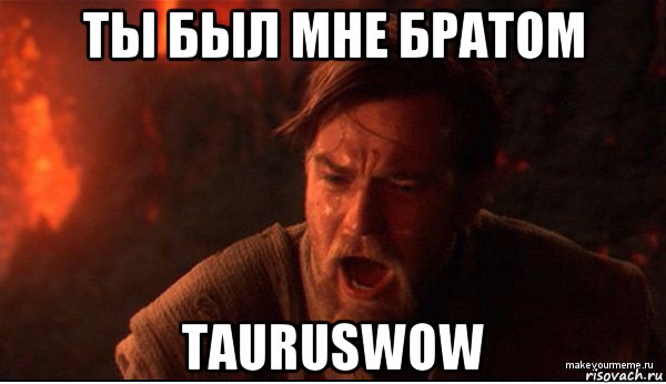 ты был мне братом tauruswow