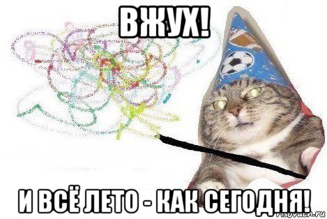 вжух! и всё лето - как сегодня!, Мем Вжух мем