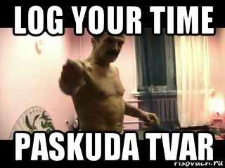 log your time paskuda tvar, Мем Паскуда тварь