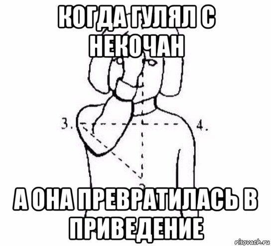 когда гулял с некочан а она превратилась в приведение, Мем  Перекреститься