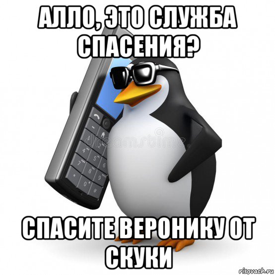 алло, это служба спасения? спасите веронику от скуки