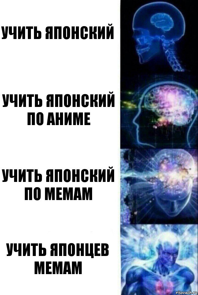 Учить японский Учить японский по аниме Учить японский по мемам Учить японцев мемам, Комикс  Сверхразум