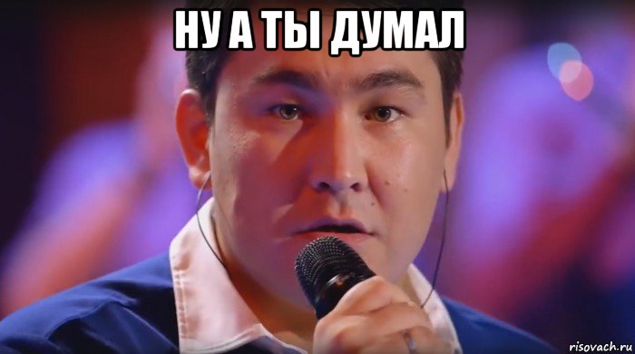 ну а ты думал 