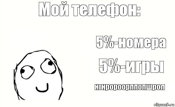 нгнророорппопшрол, Комикс Мой телефон