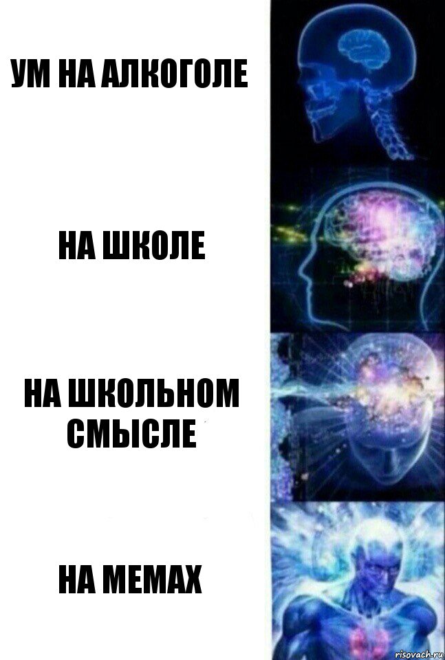 ум на алкоголе на школе на школьном смысле на мемах, Комикс  Сверхразум