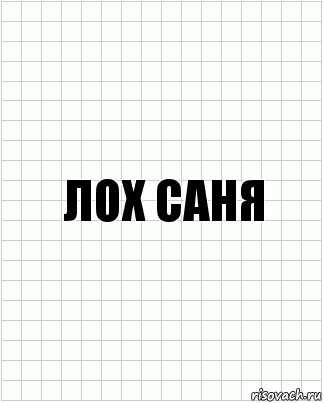 лох саня, Комикс  бумага