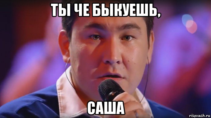 ты че быкуешь, саша, Мем Не ной