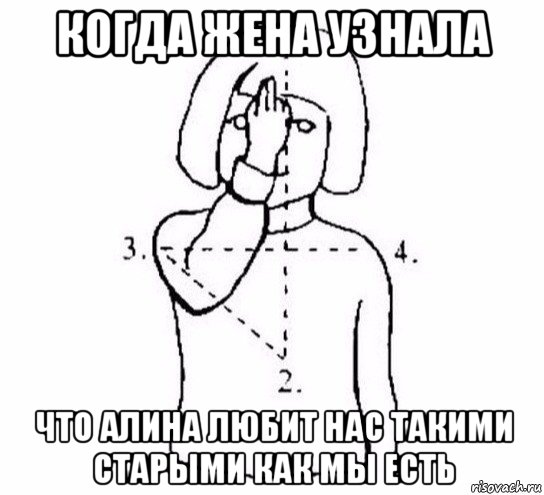 когда жена узнала что алина любит нас такими старыми как мы есть, Мем  Перекреститься