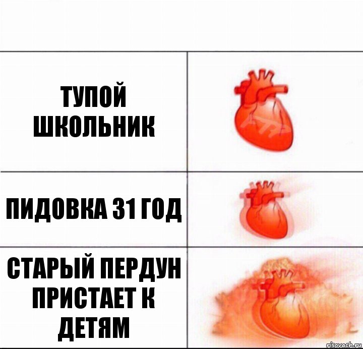 тупой школьник пидовка 31 год старый пердун пристает к детям, Комикс  Расширяюшее сердце