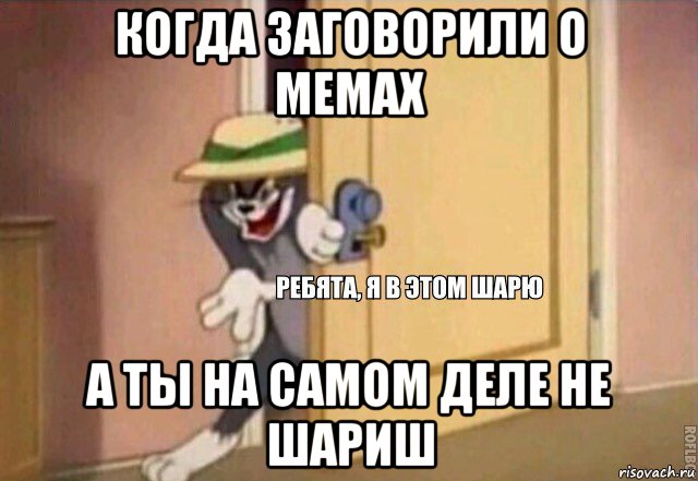 когда заговорили о мемах а ты на самом деле не шариш, Мем    Ребята я в этом шарю