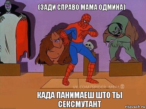 када панимаеш што ты сексмутант (зади справо мама одмина), Комикс Спайдер-мем