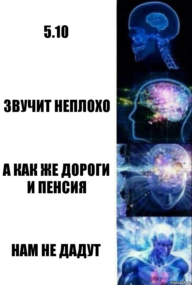 5.10 звучит неплохо а как же дороги и пенсия нам не дадут, Комикс  Сверхразум