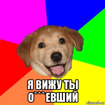  я вижу ты о```евший, Мем Advice Dog