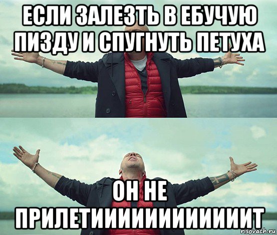 если залезть в ебучую пизду и спугнуть петуха он не прилетиииииииииииит, Мем Безлимитище