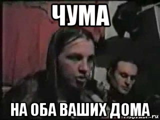 чума на оба ваших дома