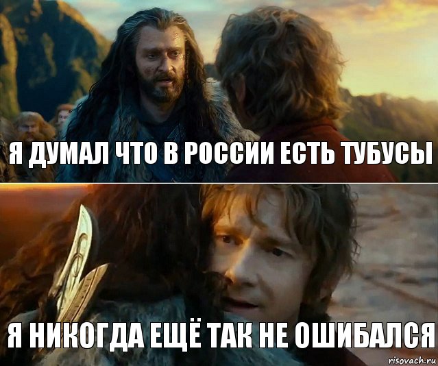 я думал что в России есть тубусы я никогда ещё так не ошибался, Комикс Я никогда еще так не ошибался