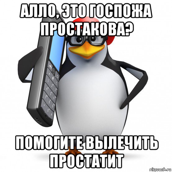 алло, это госпожа простакова? помогите вылечить простатит