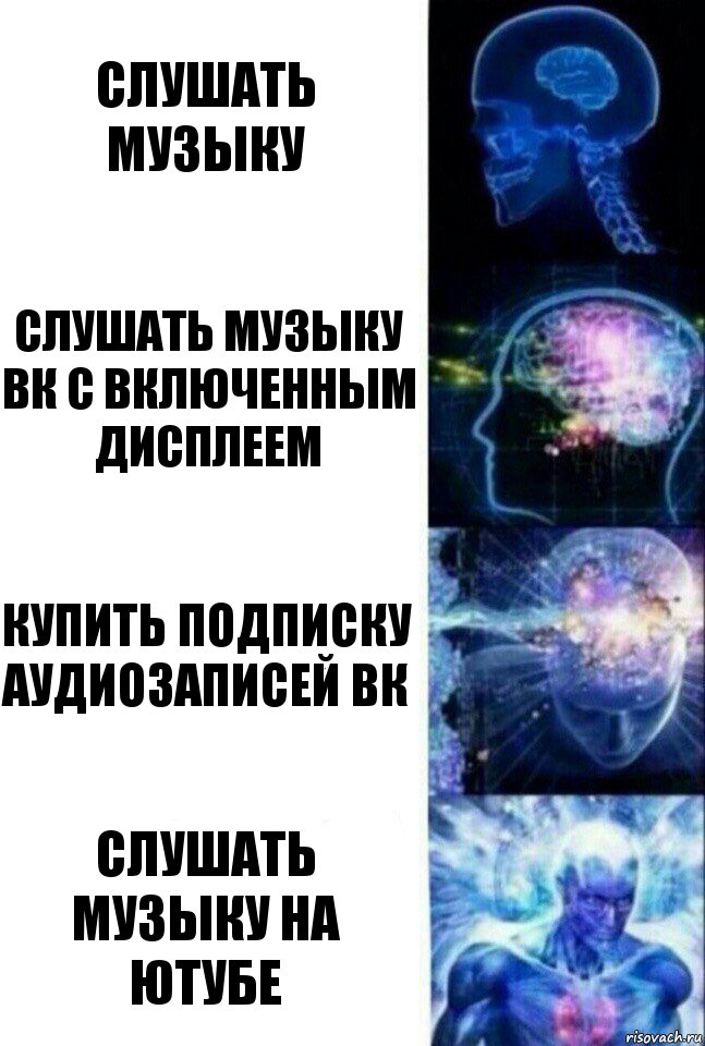 слушать музыку слушать музыку вк с включенным дисплеем купить подписку аудиозаписей вк слушать музыку на ютубе, Комикс  Сверхразум